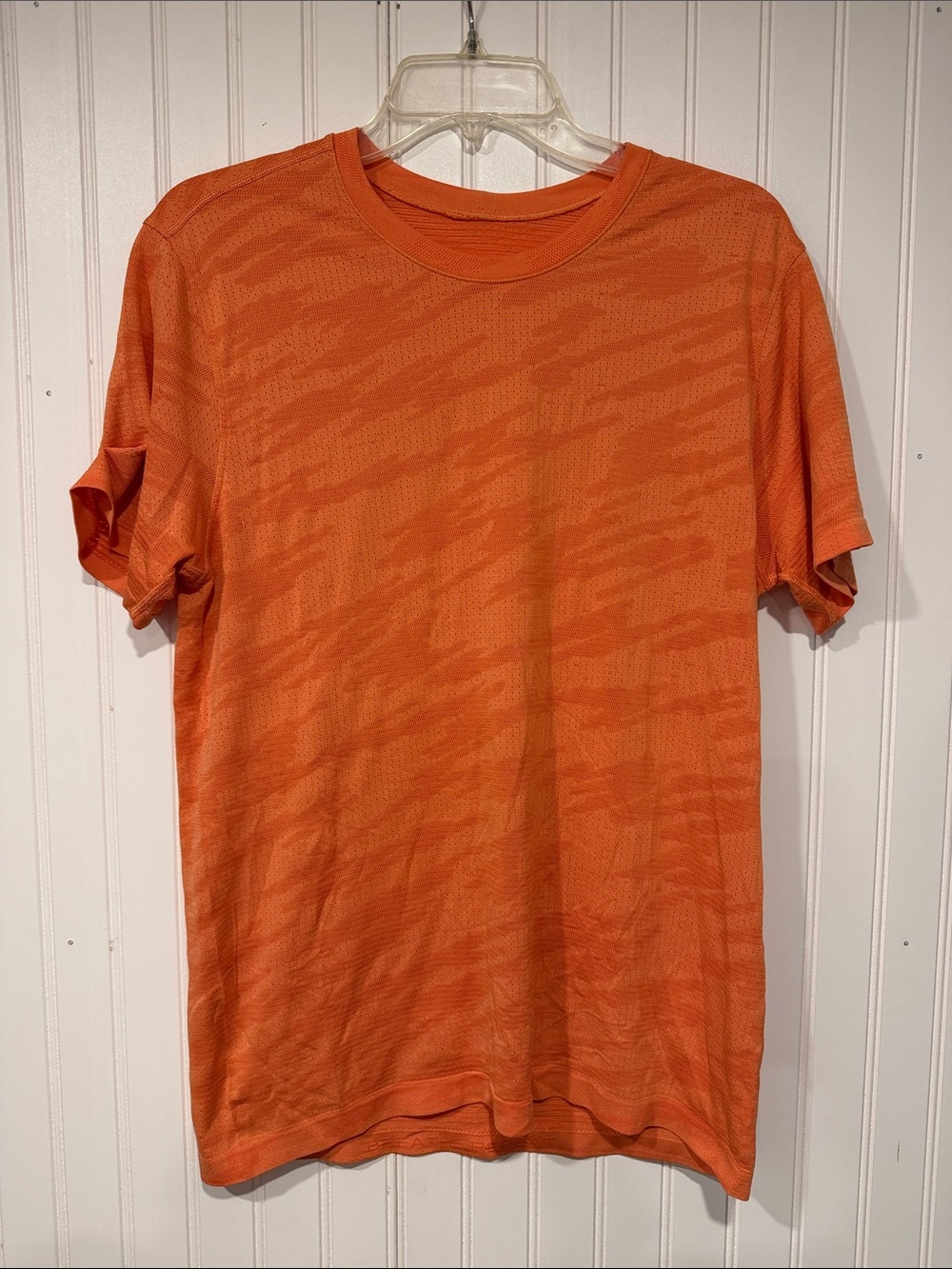 Men's Orange Short-Sleeve Crew Tee lululemon